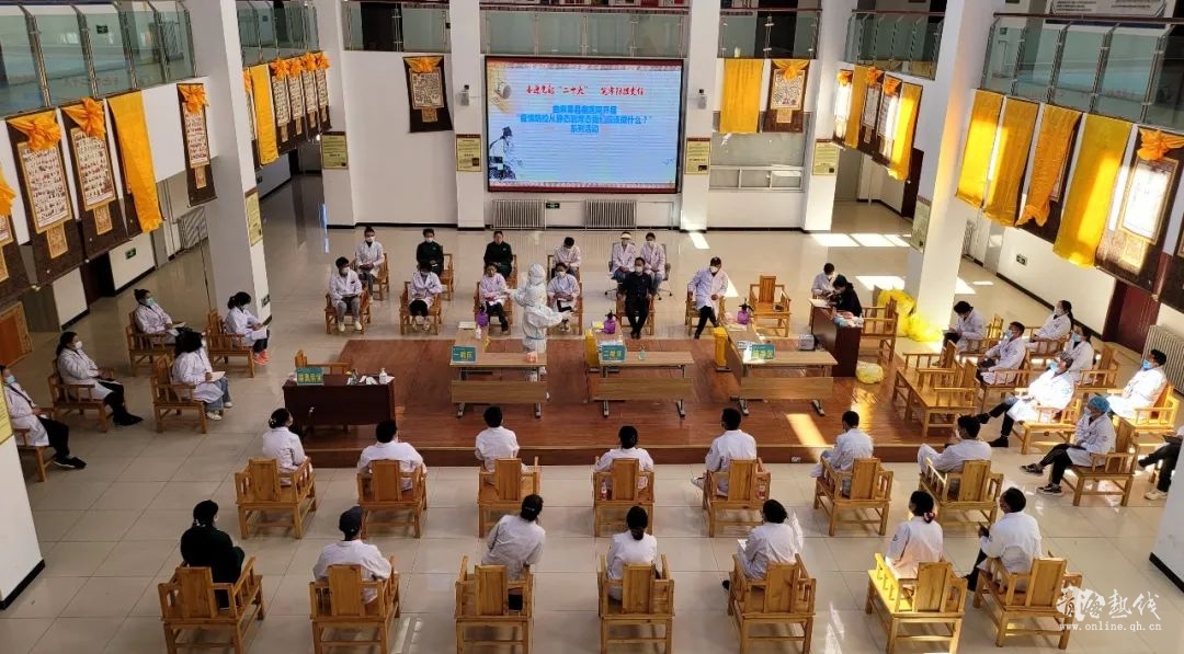  曲麻莱县藏医院：喜迎党的二十大 筑牢疫情防控责任 