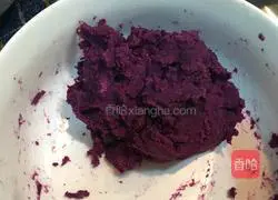 紫薯小丸子和南瓜煎饼的做法图解2