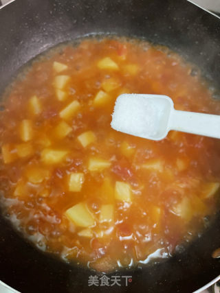 番茄土豆牛肉锅的做法步骤：8